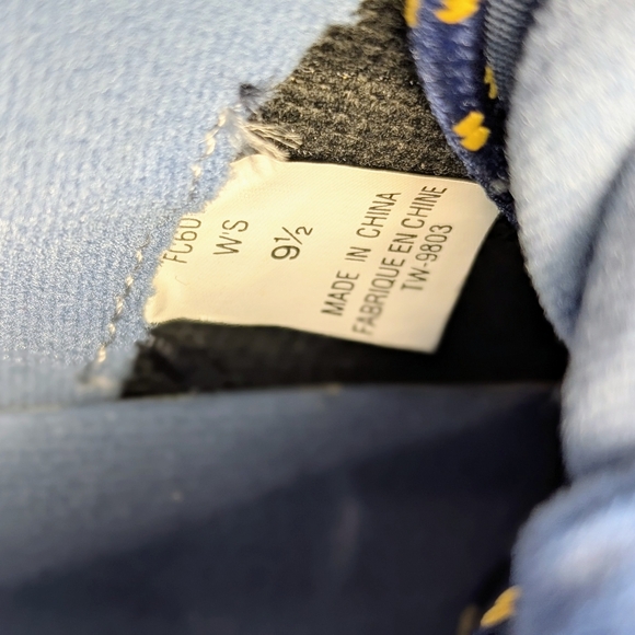 NWOB Cannondale Mountain Bike Shoes Womens 9.5 US Blue/Gold Comfortable Clipless - Picture 9 of 9